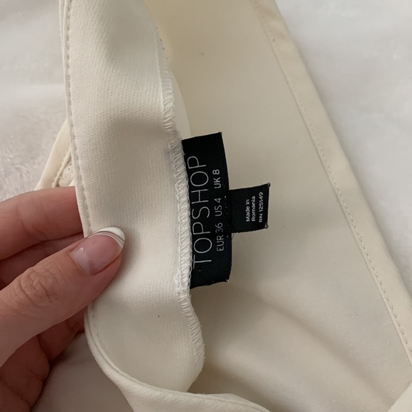 Topshop white crop top - Picture 3 of 3